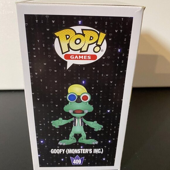 Funko POP! Disney Kingdom Hearts III: Monster’s Inc Goofy Figure #409 - Picture 5 of 7